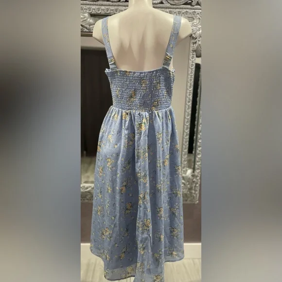 Jessica Simpson Floral Milkmaid Midi Dress - Picture 4 of 11